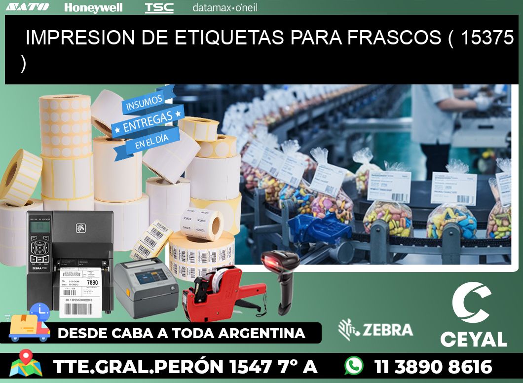 IMPRESION DE ETIQUETAS PARA FRASCOS ( 15375 )