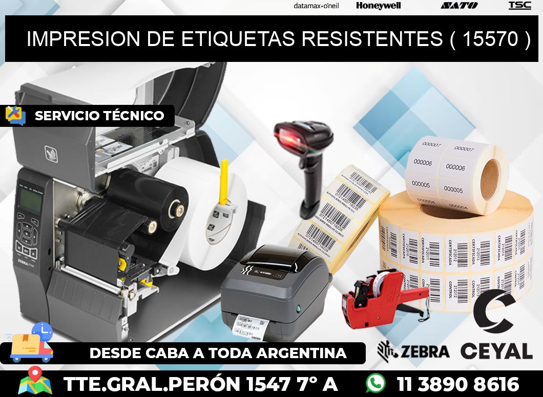 IMPRESION DE ETIQUETAS RESISTENTES ( 15570 )