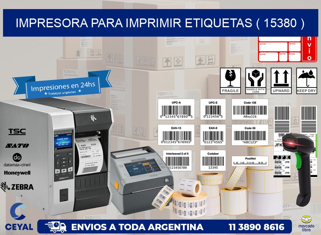 IMPRESORA PARA IMPRIMIR ETIQUETAS ( 15380 )
