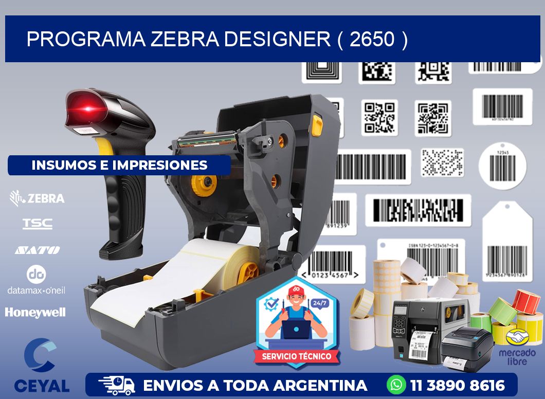 PROGRAMA ZEBRA DESIGNER ( 2650 )
