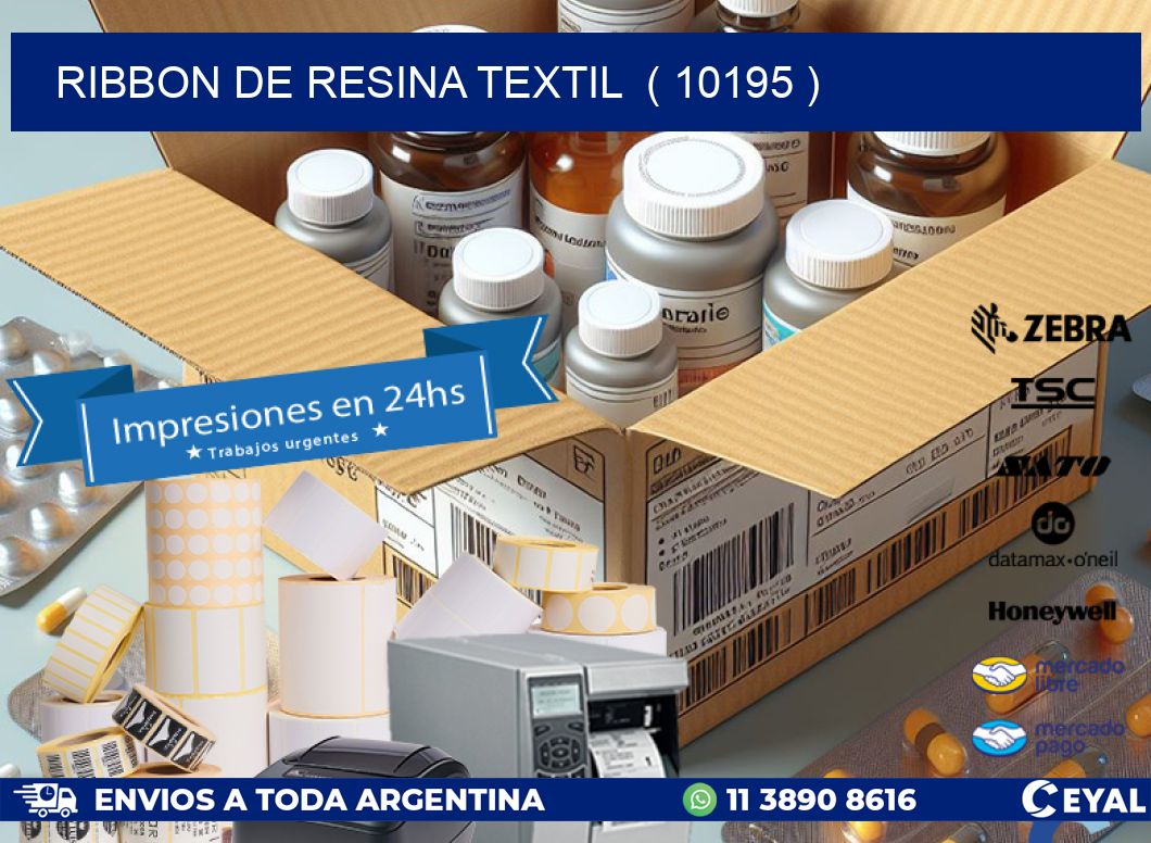 RIBBON DE RESINA TEXTIL  ( 10195 )