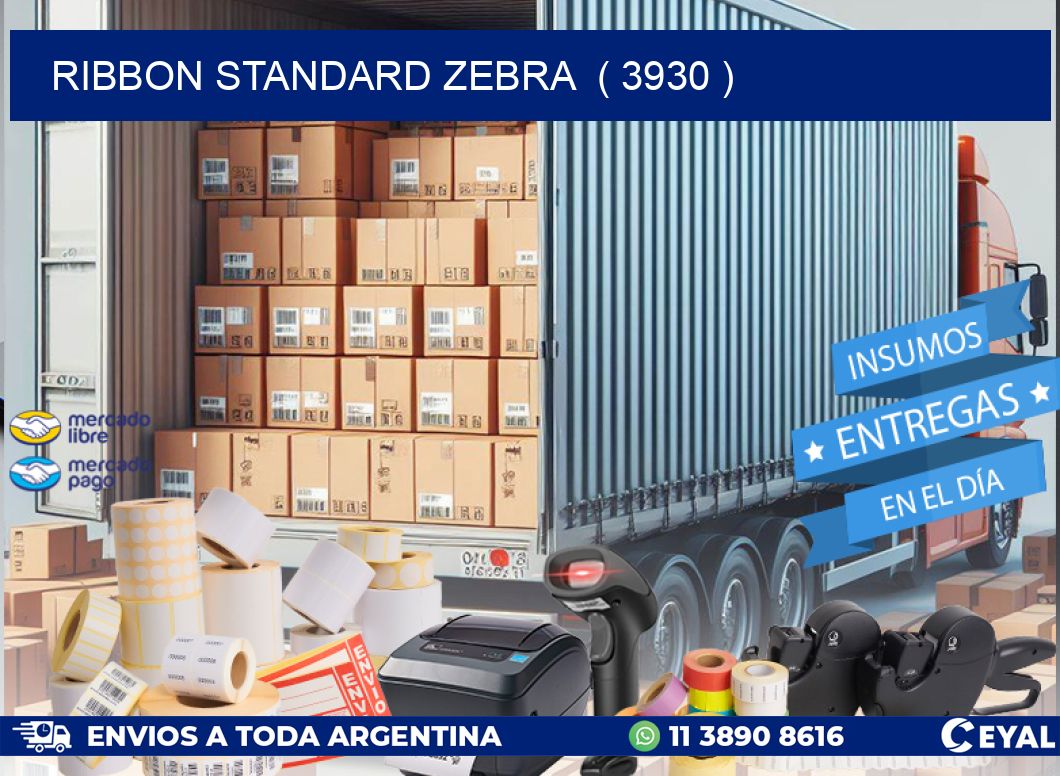 RIBBON STANDARD ZEBRA  ( 3930 )