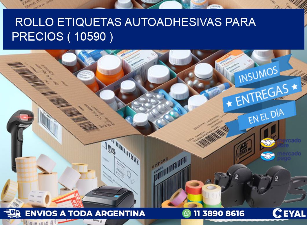 ROLLO ETIQUETAS AUTOADHESIVAS PARA PRECIOS ( 10590 )