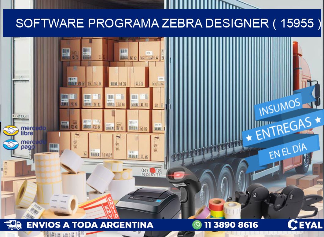SOFTWARE PROGRAMA ZEBRA DESIGNER ( 15955 )