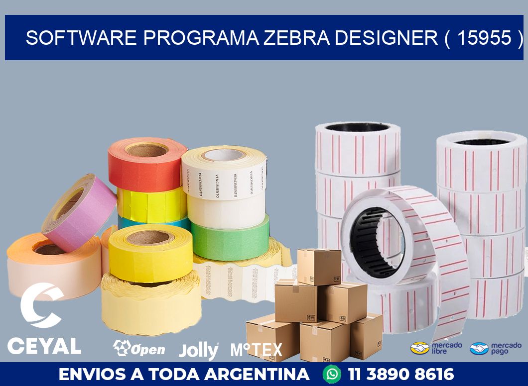 SOFTWARE PROGRAMA ZEBRA DESIGNER ( 15955 )