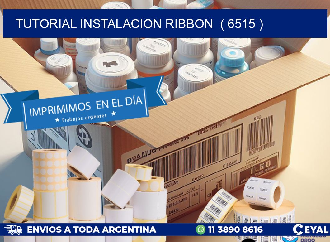 TUTORIAL INSTALACION RIBBON  ( 6515 )