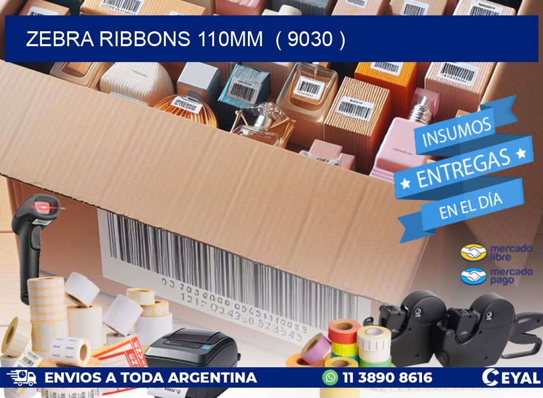 ZEBRA RIBBONS 110MM  ( 9030 )