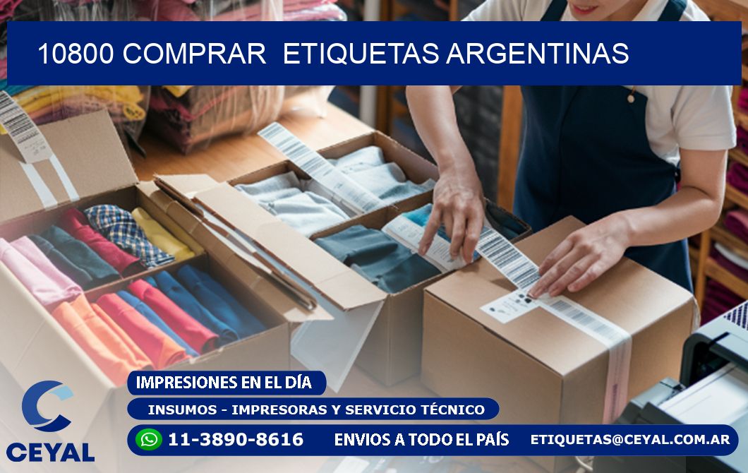 10800 COMPRAR  ETIQUETAS ARGENTINAS