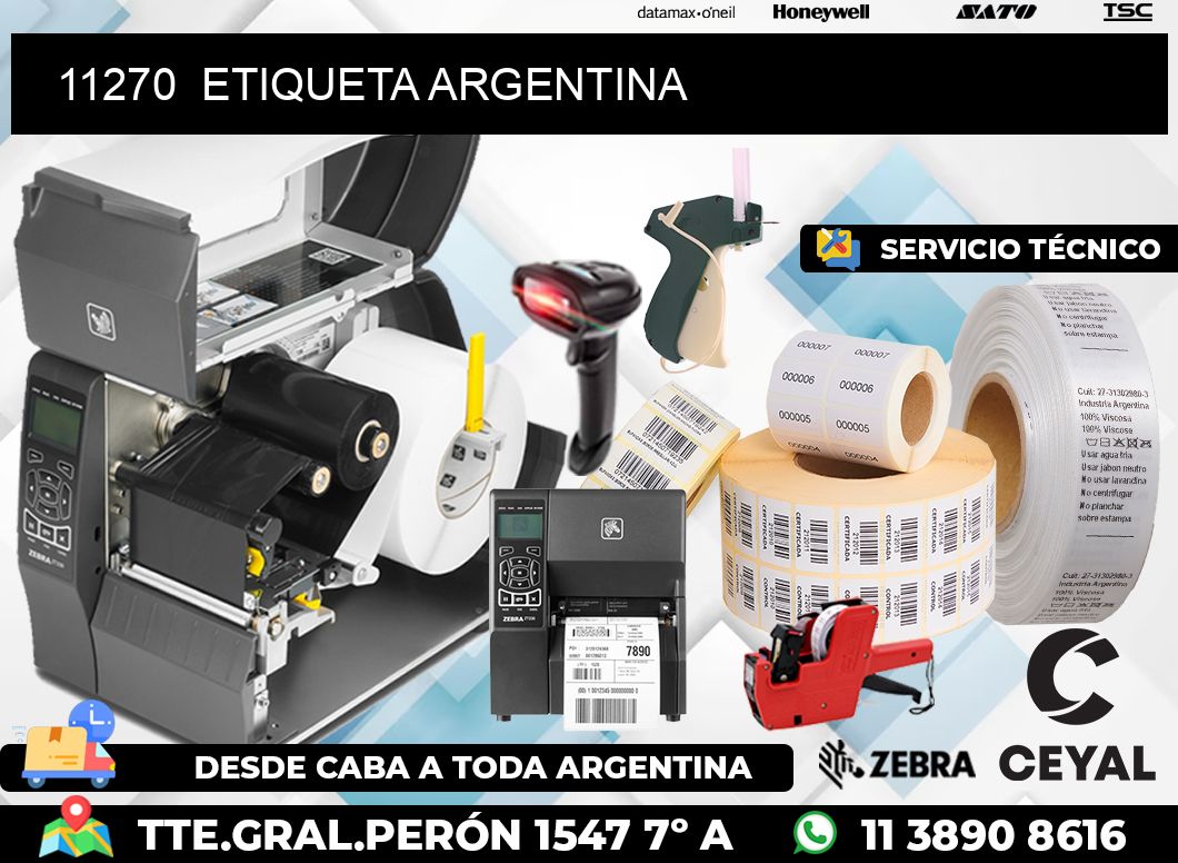 11270  ETIQUETA ARGENTINA