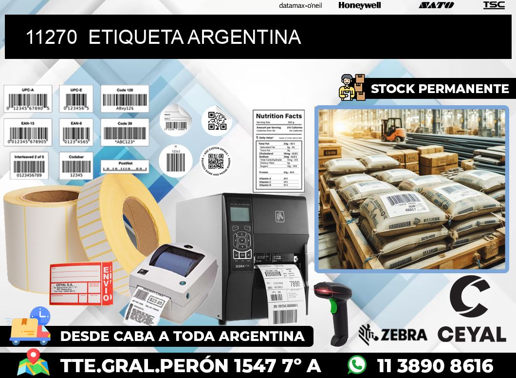 11270  ETIQUETA ARGENTINA