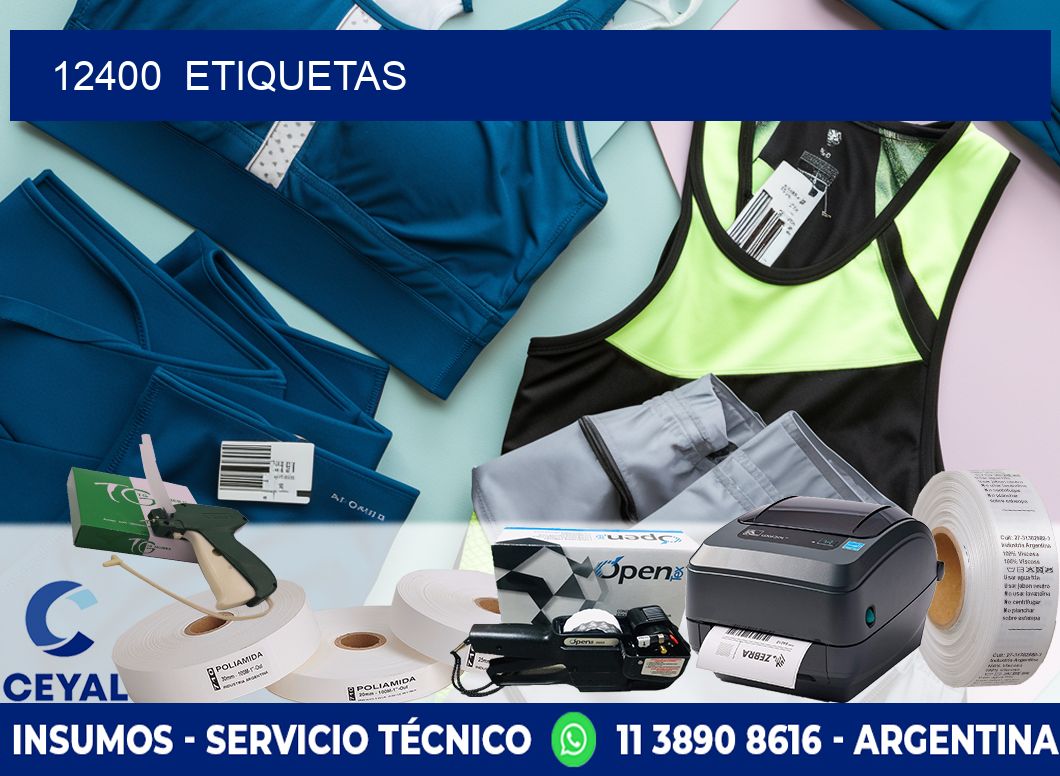 12400  ETIQUETAS
