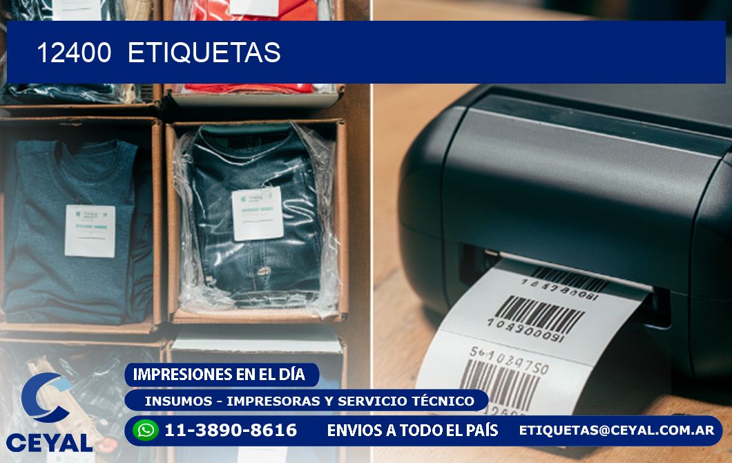 12400  ETIQUETAS