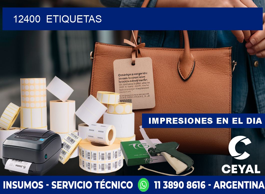 12400  ETIQUETAS