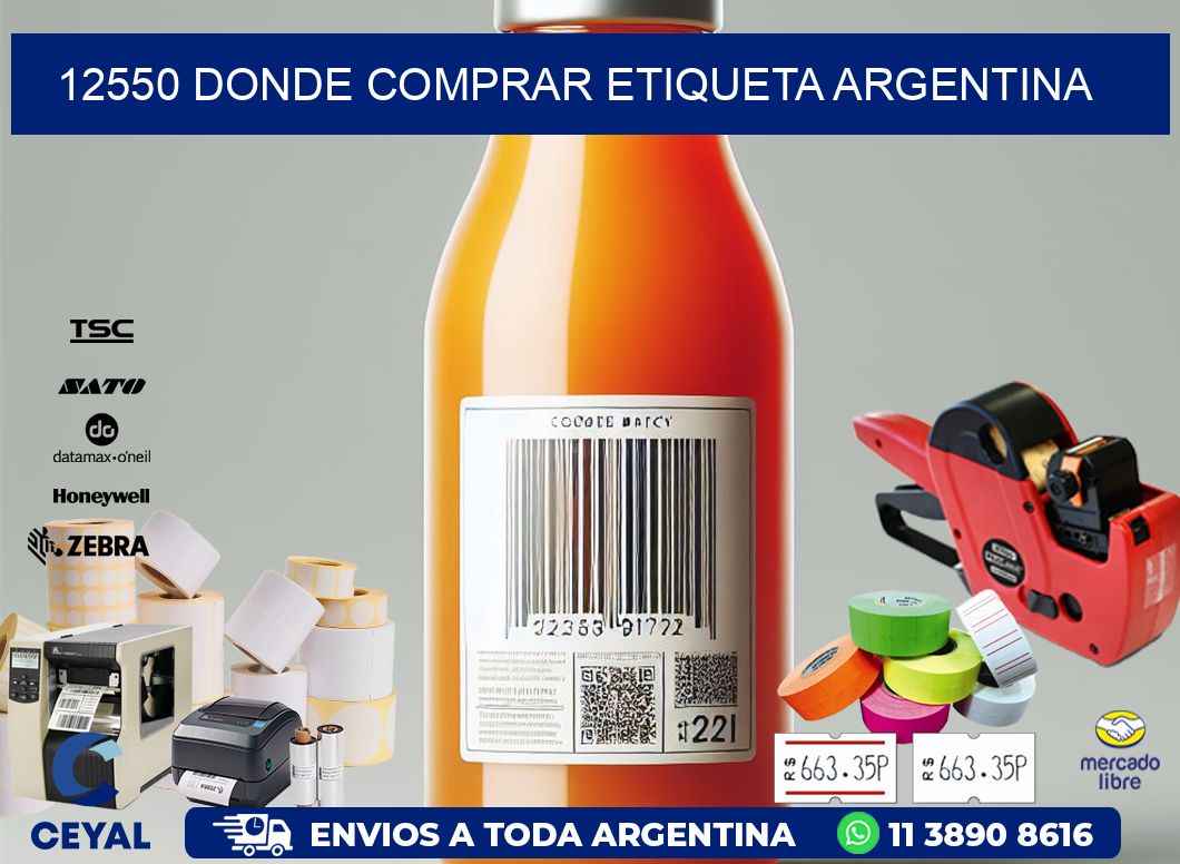 12550 DONDE COMPRAR ETIQUETA ARGENTINA