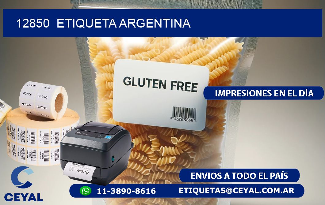 12850  ETIQUETA ARGENTINA