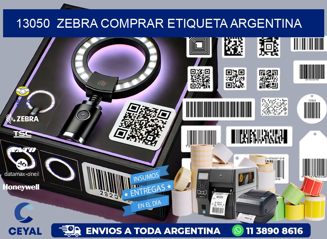 13050  ZEBRA COMPRAR ETIQUETA ARGENTINA
