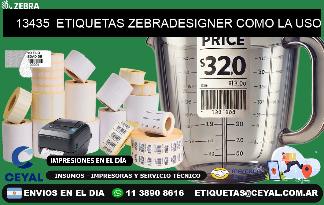 13435  ETIQUETAS ZEBRADESIGNER COMO LA USO