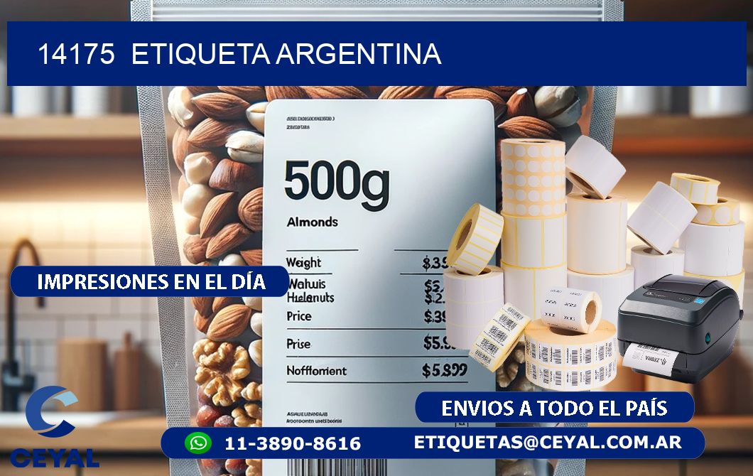 14175  ETIQUETA ARGENTINA