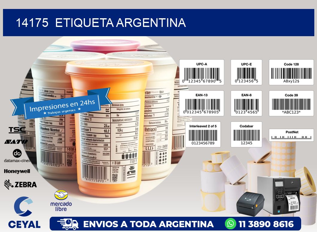 14175  ETIQUETA ARGENTINA