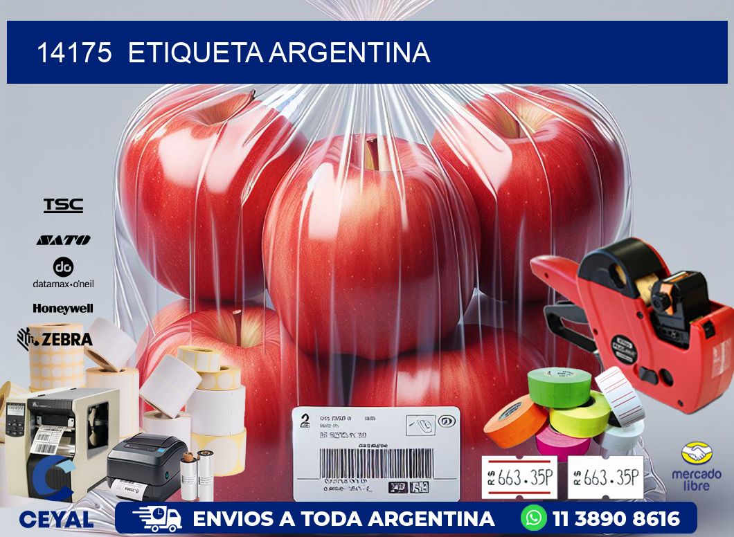 14175  ETIQUETA ARGENTINA