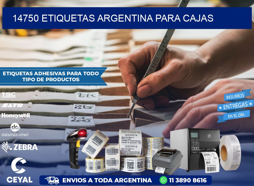 14750 ETIQUETAS ARGENTINA PARA CAJAS