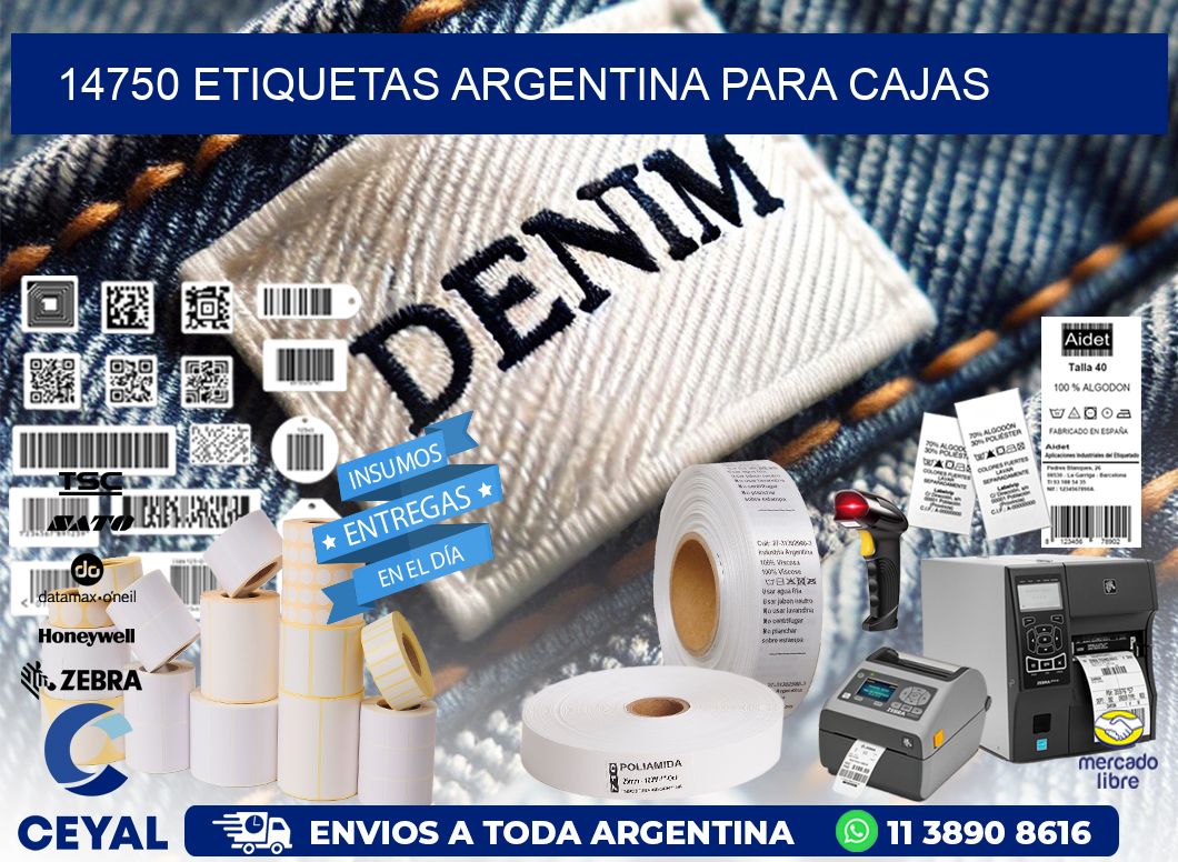 14750 ETIQUETAS ARGENTINA PARA CAJAS