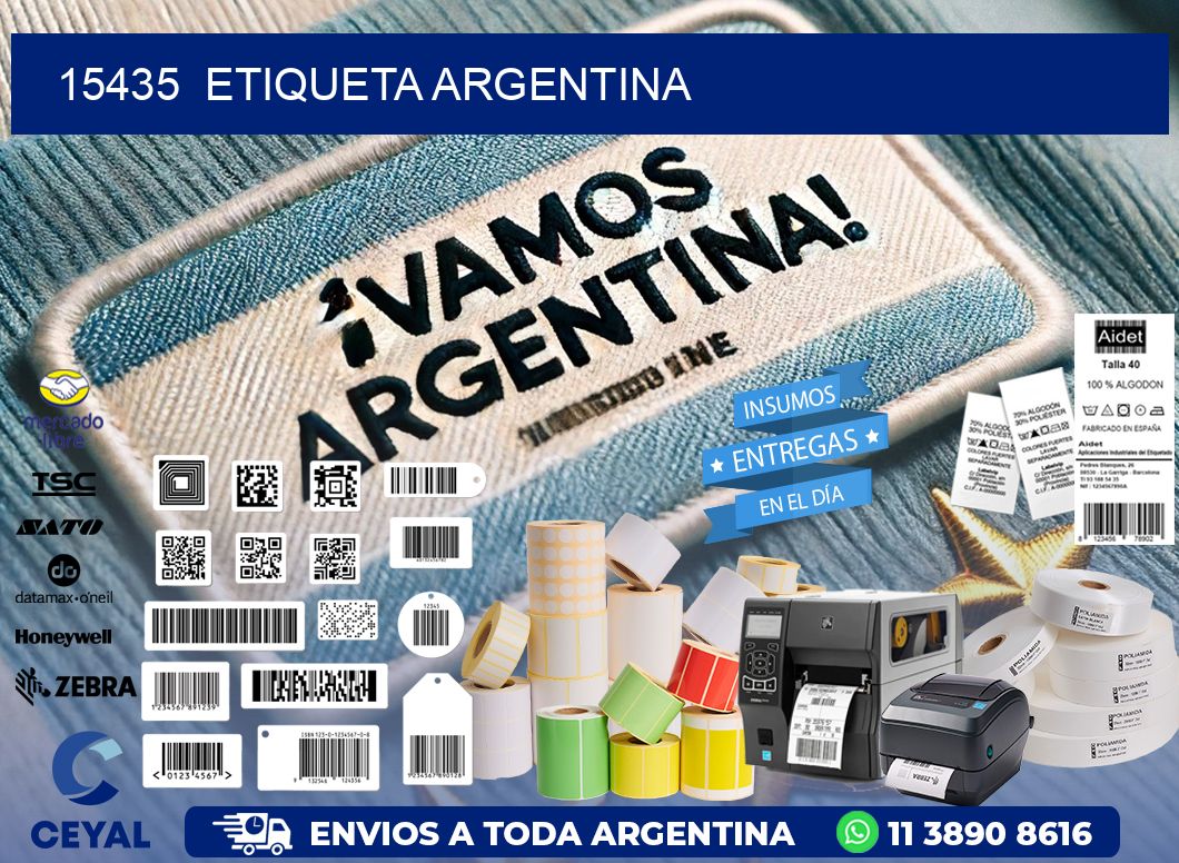 15435  ETIQUETA ARGENTINA