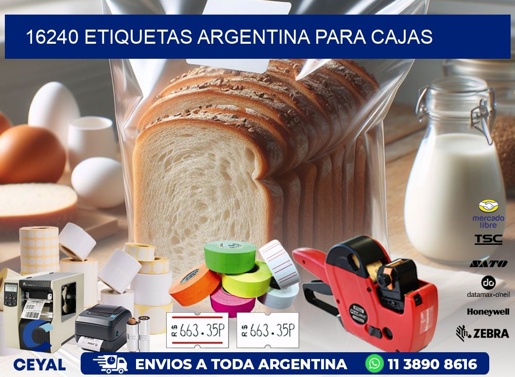 16240 ETIQUETAS ARGENTINA PARA CAJAS