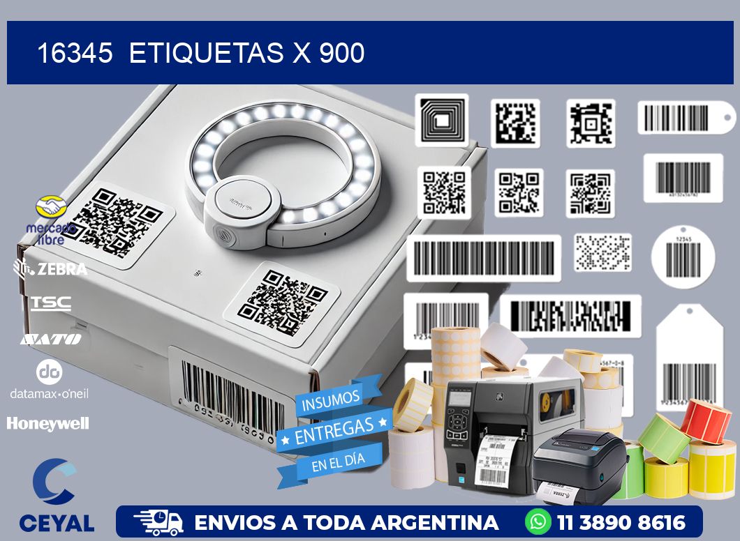 16345  ETIQUETAS X 900