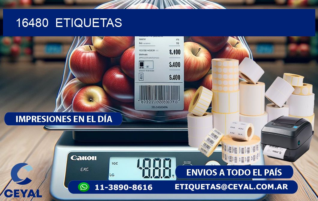 16480  ETIQUETAS