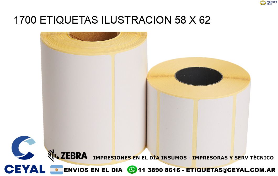 1700 ETIQUETAS ILUSTRACION 58 x 62