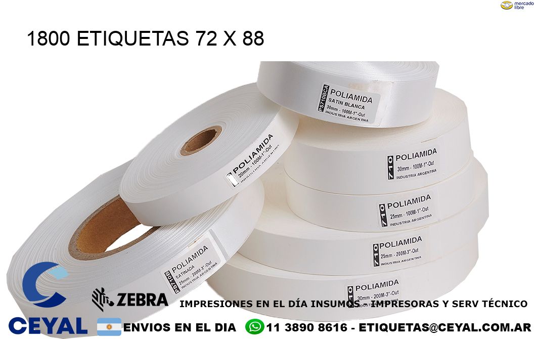 1800 ETIQUETAS 72 x 88