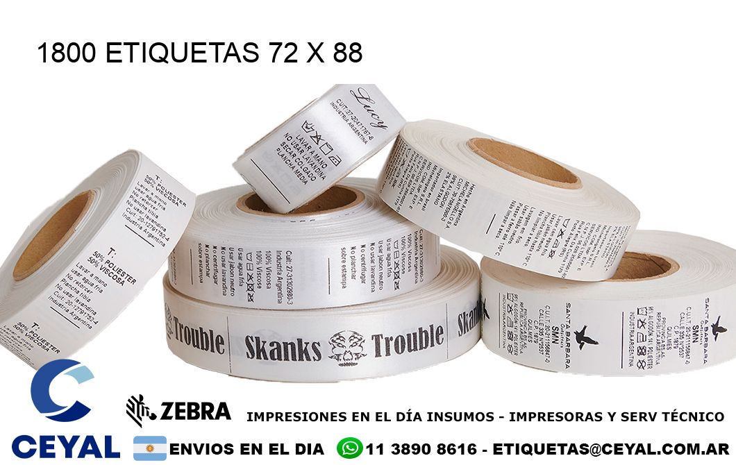 1800 ETIQUETAS 72 x 88