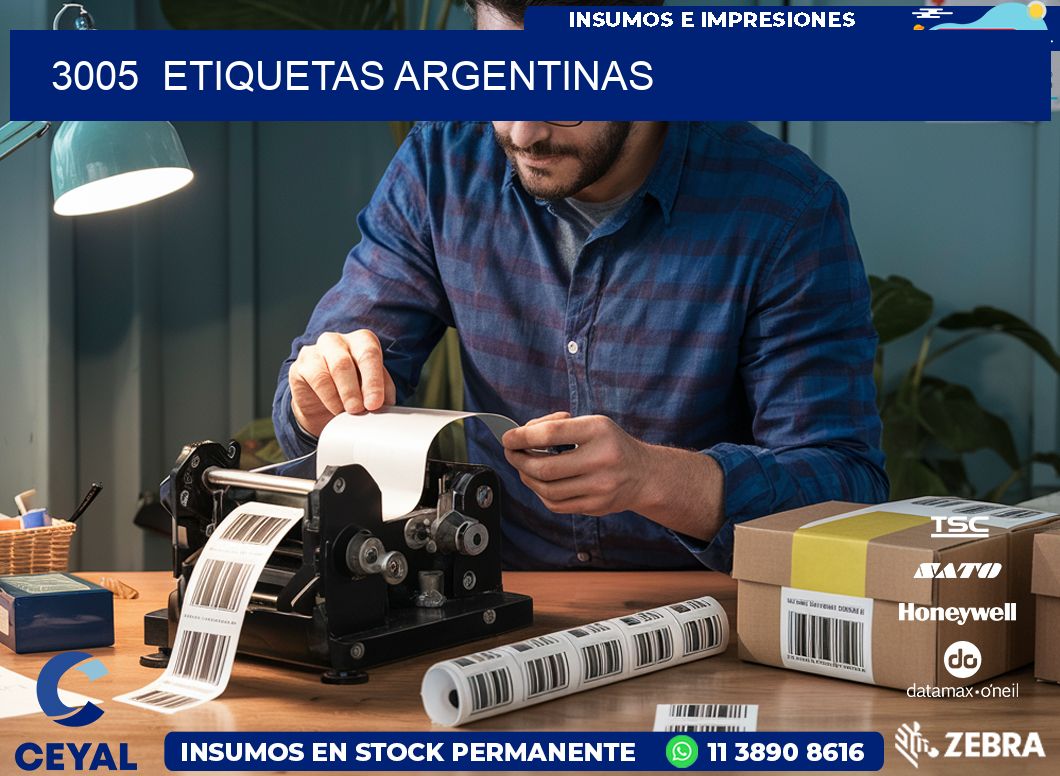 3005  ETIQUETAS ARGENTINAS