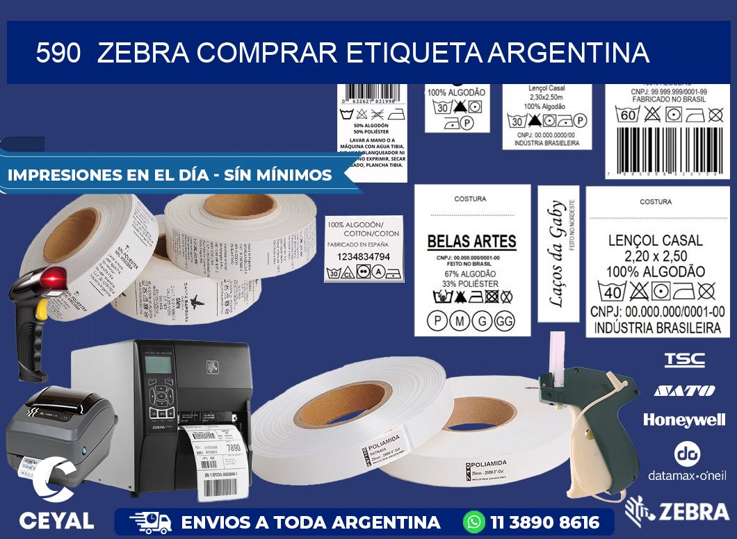 590  ZEBRA COMPRAR ETIQUETA ARGENTINA