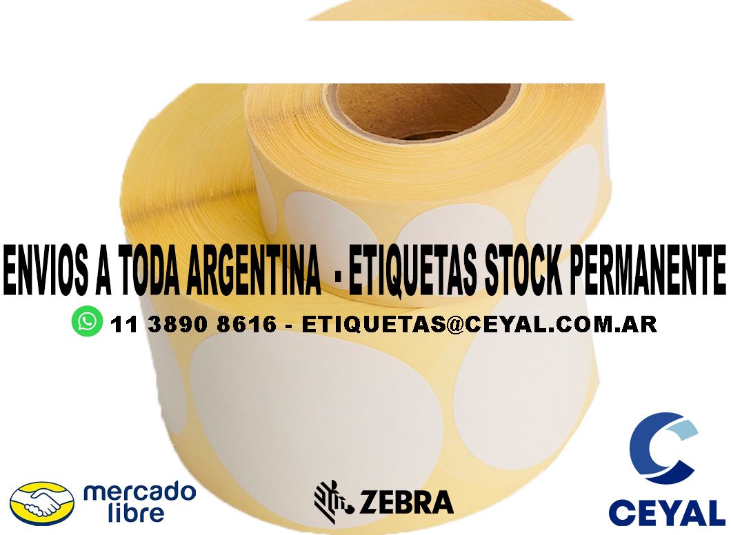 600 ETIQUETAS 89 x 61 x 1000