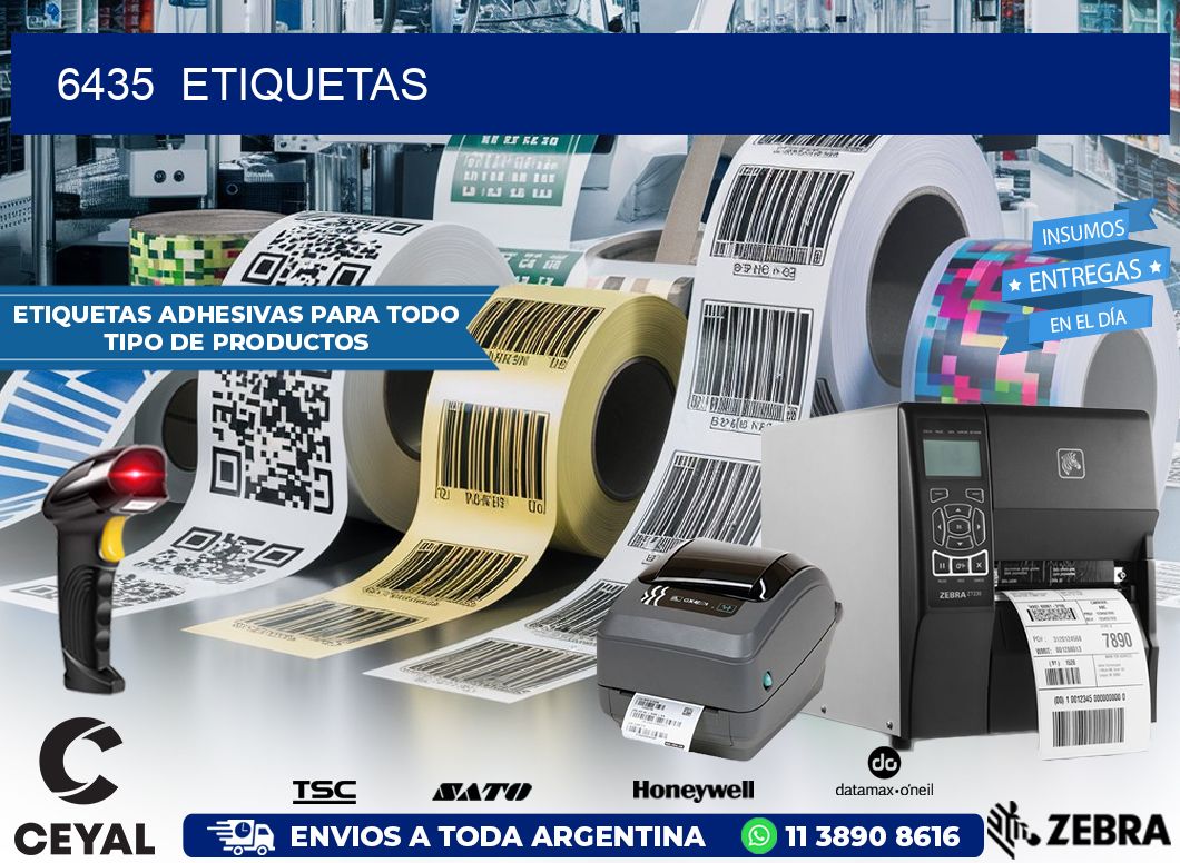 6435  ETIQUETAS