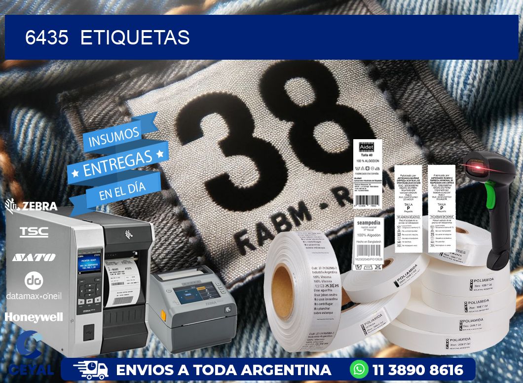 6435  ETIQUETAS