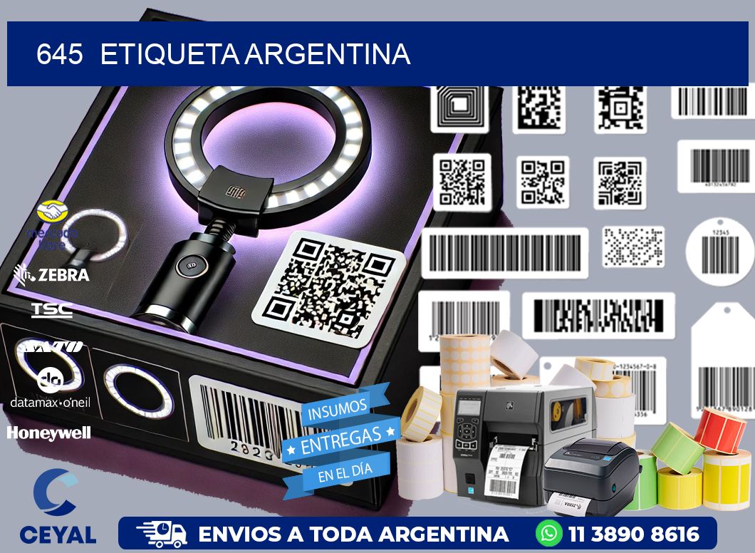 645  ETIQUETA ARGENTINA