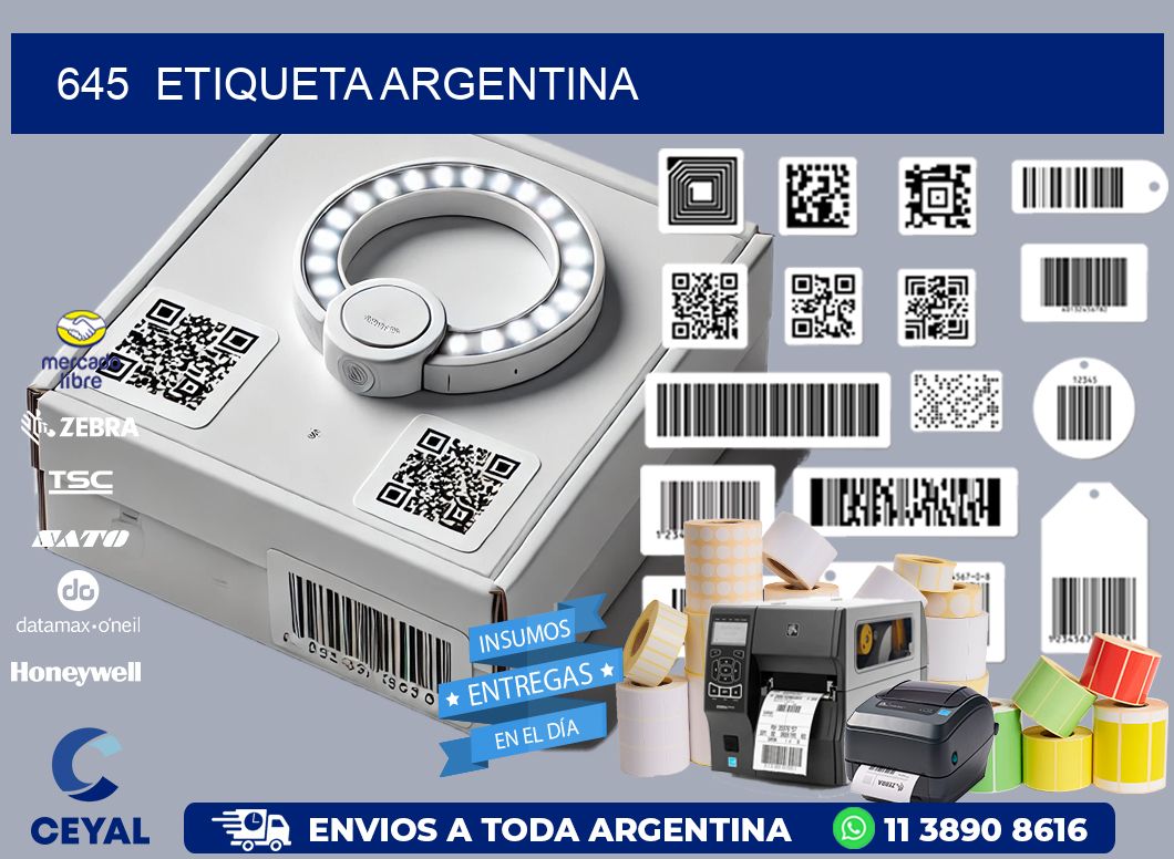 645  ETIQUETA ARGENTINA