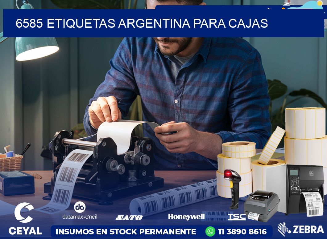 6585 ETIQUETAS ARGENTINA PARA CAJAS
