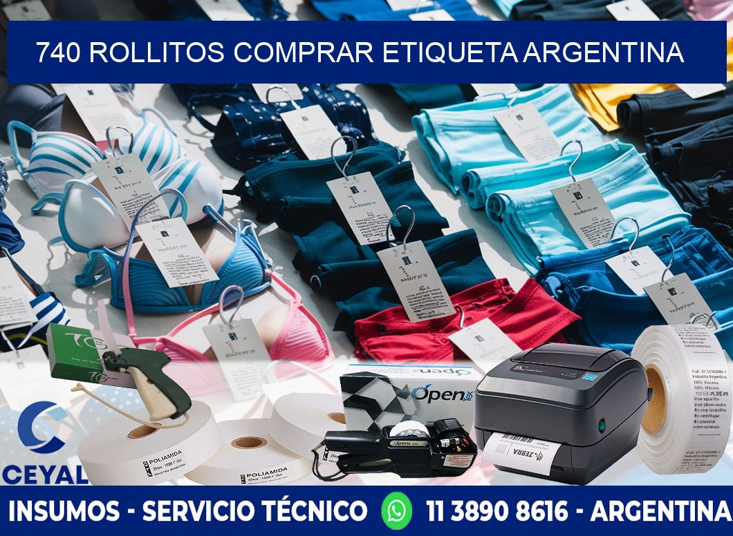 740 ROLLITOS COMPRAR ETIQUETA ARGENTINA