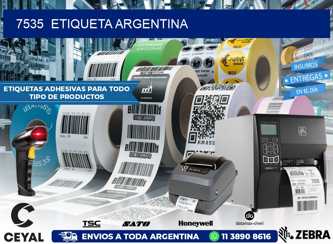 7535  ETIQUETA ARGENTINA