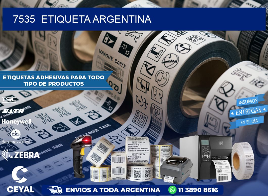 7535  ETIQUETA ARGENTINA