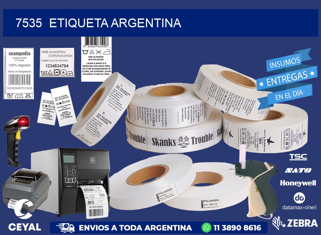 7535  ETIQUETA ARGENTINA