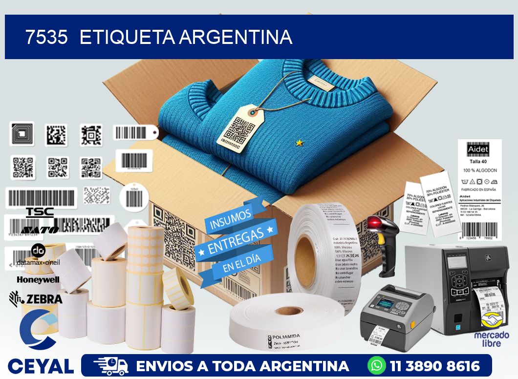 7535  ETIQUETA ARGENTINA