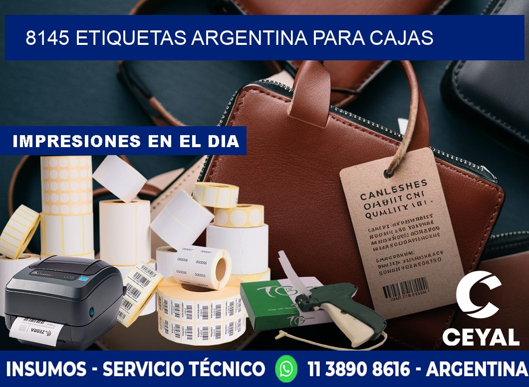 8145 ETIQUETAS ARGENTINA PARA CAJAS