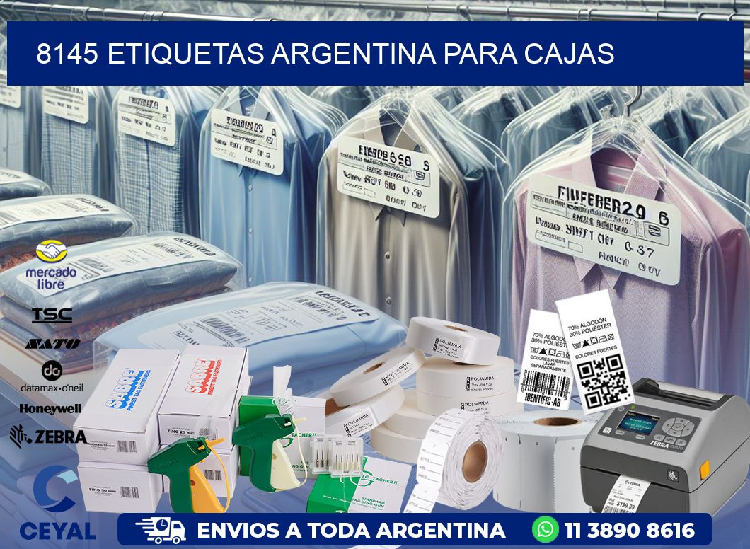 8145 ETIQUETAS ARGENTINA PARA CAJAS