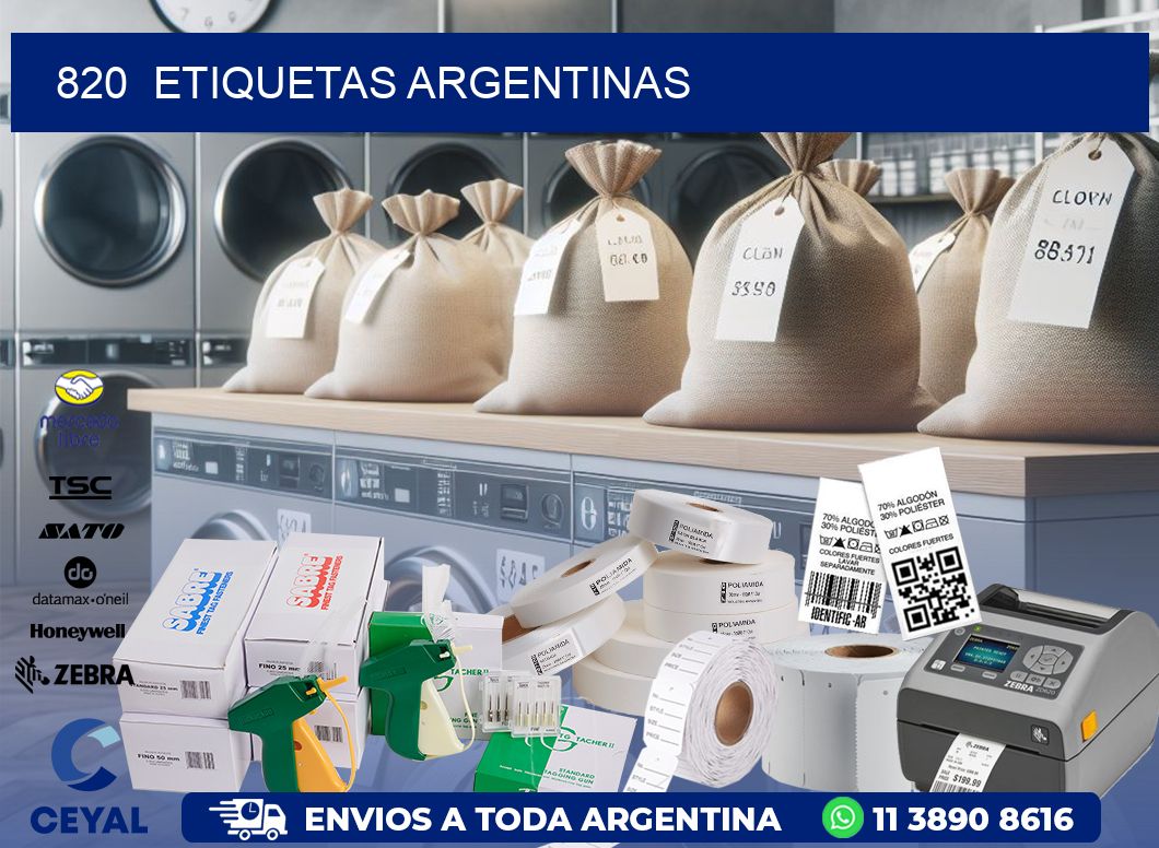 820  ETIQUETAS ARGENTINAS