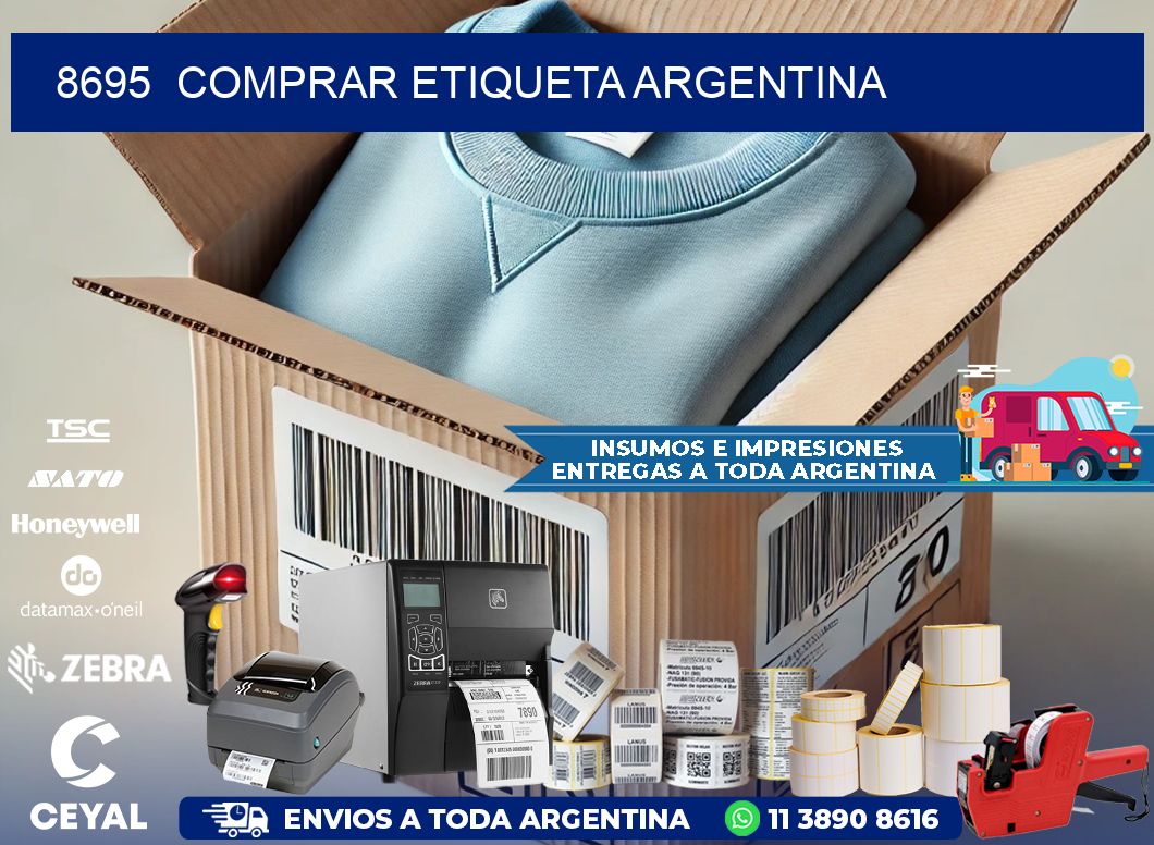 8695  COMPRAR ETIQUETA ARGENTINA